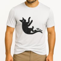 Flow Black Cat Cooling Performance Crew T-Shirt