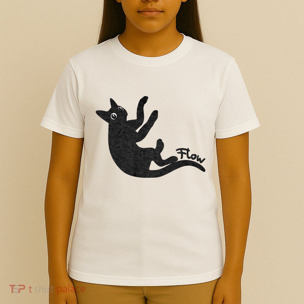 Flow Black Cat T-Shirt