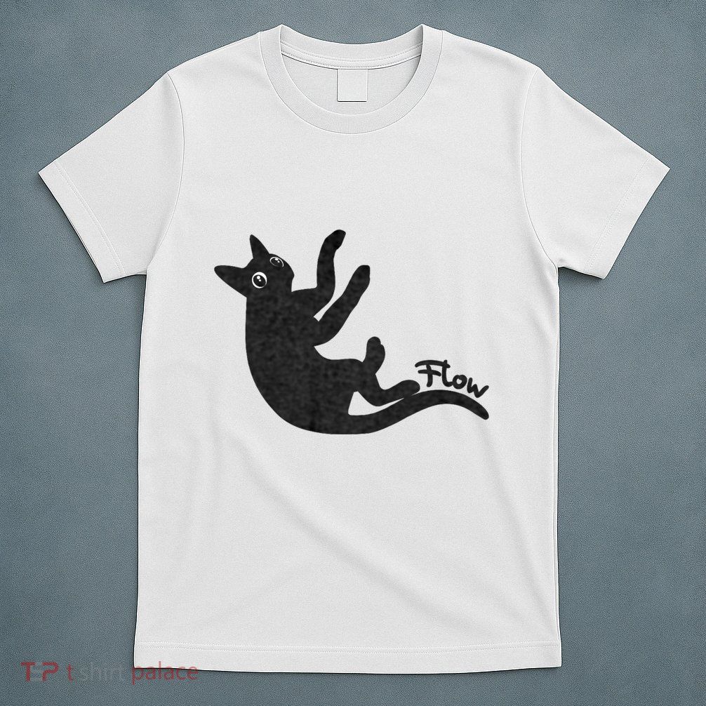 Flow Black Cat T-Shirt