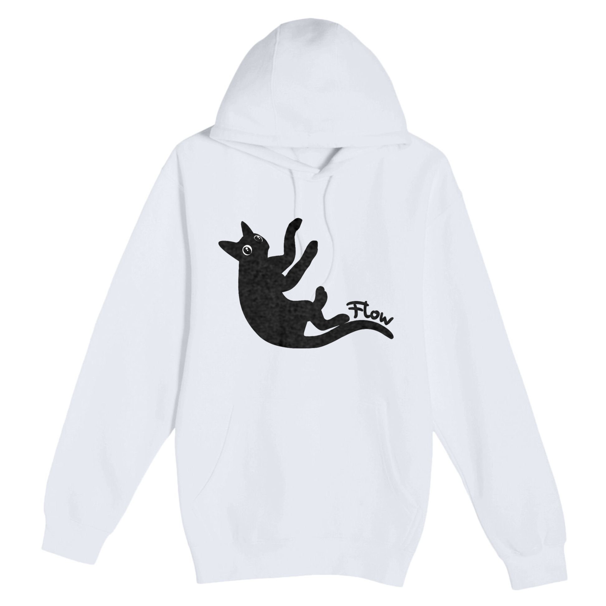 Flow Black Cat Premium Pullover Hoodie