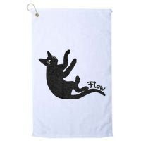 Flow Black Cat Golf Towel