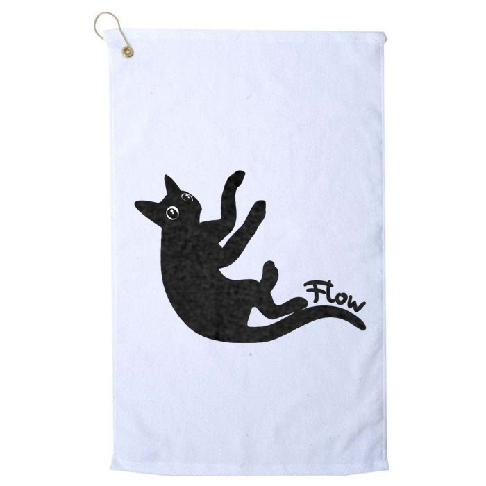 Flow Black Cat Golf Towel