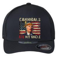 Funny Biden Cannibals Ate My Uncle Flexfit Unipanel Trucker Cap