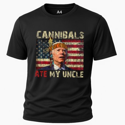 Funny Biden Cannibals Ate My Uncle Performance Shirt