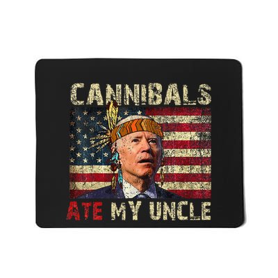 Funny Biden Cannibals Ate My Uncle Mousepad