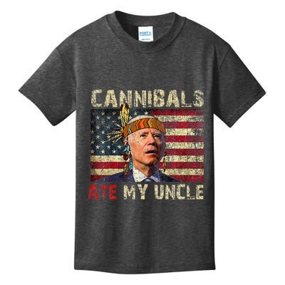 Funny Biden Cannibals Ate My Uncle Kids T-Shirt