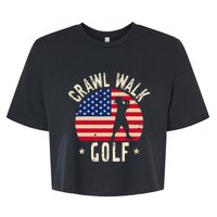  Feeling Buddy Crawl Walk Golf Club Team Bella+Canvas Jersey Crop Tee