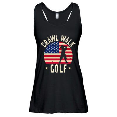  Feeling Buddy Crawl Walk Golf Club Team Ladies Essential Flowy Tank