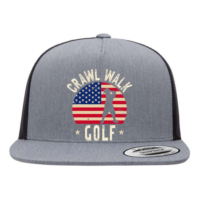  Feeling Buddy Crawl Walk Golf Club Team Flat Bill Trucker Hat