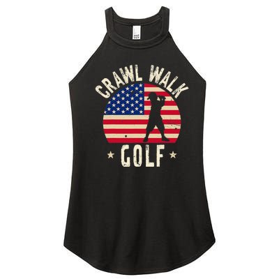  Feeling Buddy Crawl Walk Golf Club Team Women's Perfect Tri Rocker Tank