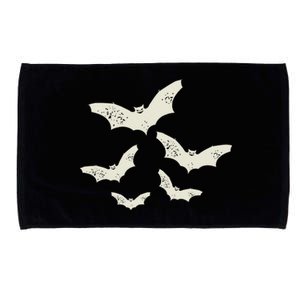 Flying Bats Creepy Gothic Costume Cool Animal Halloween Gift Microfiber Hand Towel