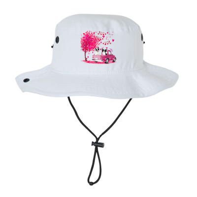 French Bulldog Couple Truck Happy Valentine's Day Funny Gift Legacy Cool Fit Booney Bucket Hat