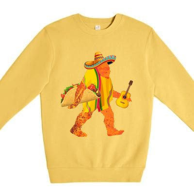 FUNNY BIGFOOT CINCO DE MAYO T Premium Crewneck Sweatshirt