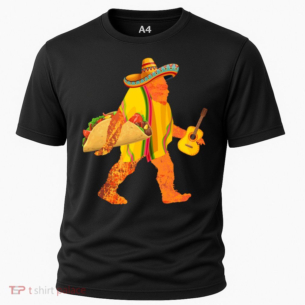 FUNNY BIGFOOT CINCO DE MAYO T Performance Shirt