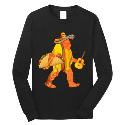 FUNNY BIGFOOT CINCO DE MAYO T Long Sleeve Shirt