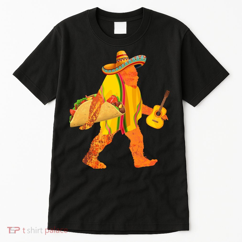 FUNNY BIGFOOT CINCO DE MAYO T Tall T-Shirt
