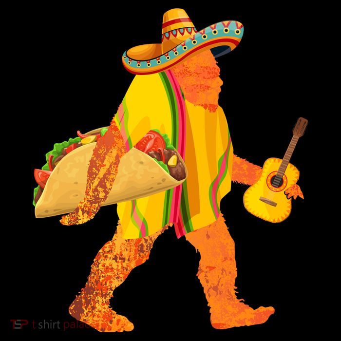 FUNNY BIGFOOT CINCO DE MAYO T Tall T-Shirt