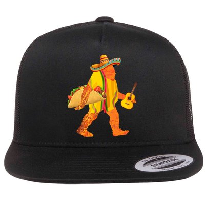 FUNNY BIGFOOT CINCO DE MAYO T Flatbill Hat