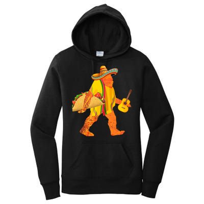 FUNNY BIGFOOT CINCO DE MAYO T Women's Pullover Hoodie
