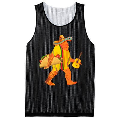 FUNNY BIGFOOT CINCO DE MAYO T Mesh Reversible Basketball Jersey Tank