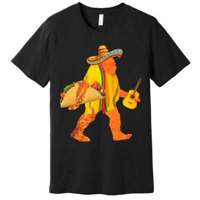 FUNNY BIGFOOT CINCO DE MAYO T Premium T-Shirt
