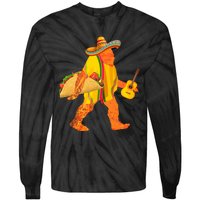 FUNNY BIGFOOT CINCO DE MAYO T Tie-Dye Long Sleeve Shirt