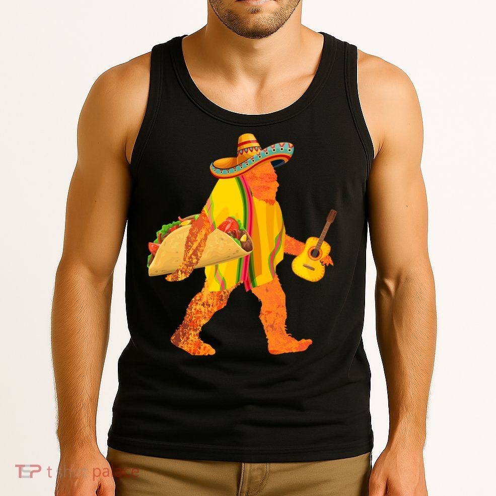 FUNNY BIGFOOT CINCO DE MAYO T Tank Top