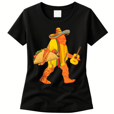 FUNNY BIGFOOT CINCO DE MAYO T Womens T-Shirt
