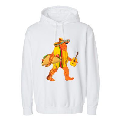 FUNNY BIGFOOT CINCO DE MAYO T Garment-Dyed Fleece Hoodie