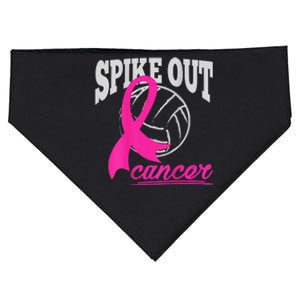 Fight Breast Cancer Volleyball Pink Ribbon Awareness USA-Made Doggie Bandana