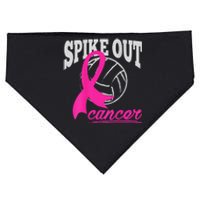 Fight Breast Cancer Volleyball Pink Ribbon Awareness USA-Made Doggie Bandana