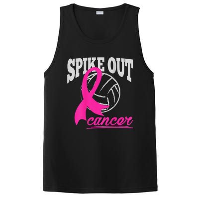 Fight Breast Cancer Volleyball Pink Ribbon Awareness PosiCharge Competitor Tank