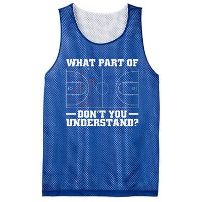 Funny Basketball Coach For Women Tactic Diagram Board Mesh Reversible Basketball Jersey Tank