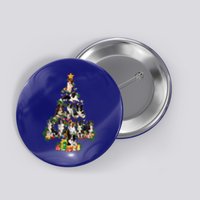 Funny Border Collie Dog Merry Christmas Tree Lover Xmas 2020 Gift Button