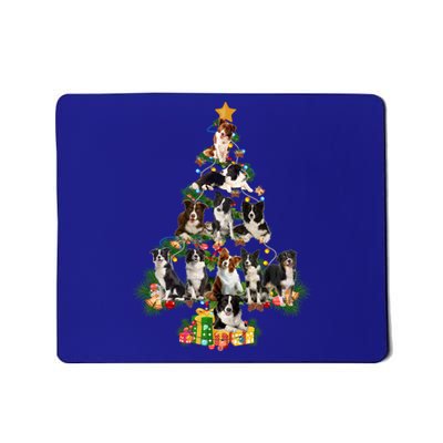 Funny Border Collie Dog Merry Christmas Tree Lover Xmas 2020 Gift Mousepad