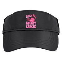 Fight Breast Cancer Handprint Ribbon Adult Drive Performance Visor