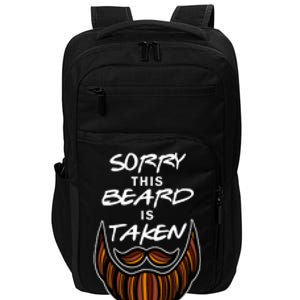 Funny Beard Couple Sorry This Beard Is Taken Impact Tech Backpack