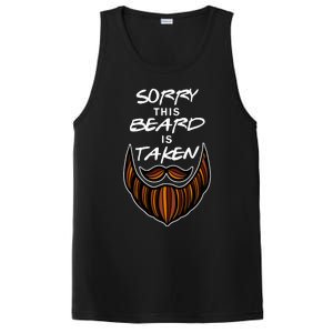 Funny Beard Couple Sorry This Beard Is Taken PosiCharge Competitor Tank