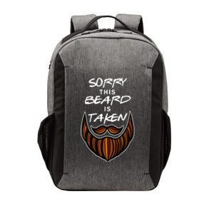 Funny Beard Couple Sorry This Beard Is Taken Vector Backpack