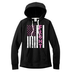 Fight Breast Cancer Breast Cancer Awareness Items Women's Fleece Hoodie