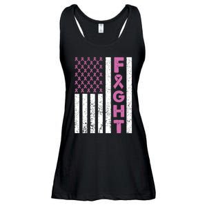 Fight Breast Cancer Breast Cancer Awareness Items Ladies Essential Flowy Tank