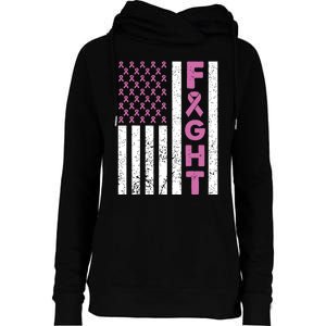 Fight Breast Cancer Breast Cancer Awareness Items Womens Funnel Neck Pullover Hood