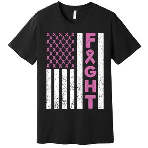 Fight Breast Cancer Breast Cancer Awareness Items Premium T-Shirt