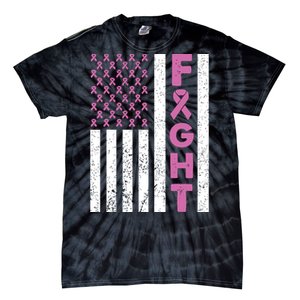 Fight Breast Cancer Breast Cancer Awareness Items Tie-Dye T-Shirt