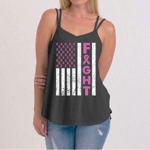 Fight Breast Cancer Breast Cancer Awareness Items Women's Strappy Tank