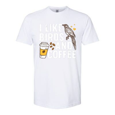 Funny Birds Coffee Design For Men Women Bird Lover Coffee Softstyle® CVC T-Shirt