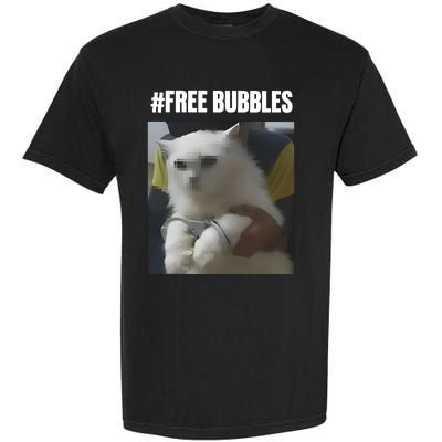 Free Bubbles Cat Garment-Dyed Heavyweight T-Shirt