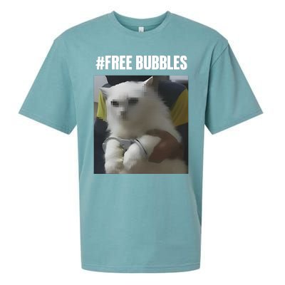 Free Bubbles Cat Sueded Cloud Jersey T-Shirt