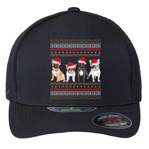 French Bulldog Christmas Ugly Frenchie Mom Xmas Gift Flexfit Unipanel Trucker Cap