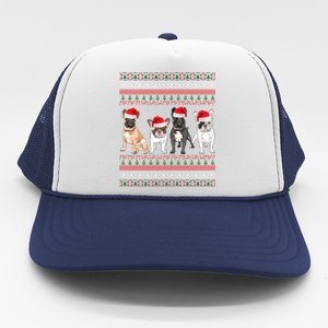 French Bulldog Christmas Ugly Frenchie Mom Xmas Gift Trucker Hat